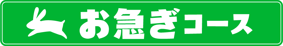 お急ぎコース