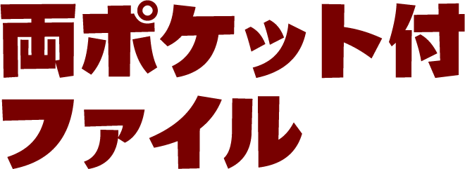 両ポケット付ファイル